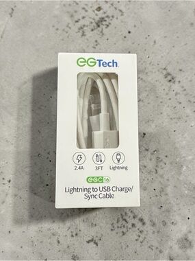 EGTech White Lightning to USB Charge/Sync Cable - 3FT
